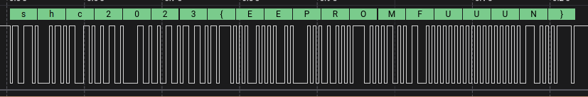 The flag in Saleae Logic